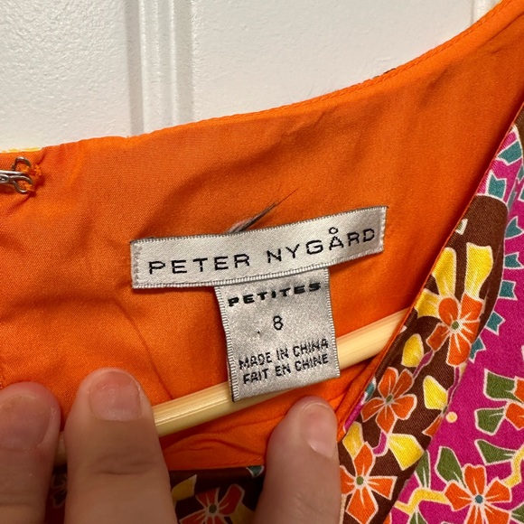 Nwot Peter Nygard | Multicolor patchprint sheath dress - Picture 3 of 5